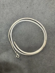 5,1g Vintage Argento Sterling 925 Catena Spina di Pesce 18” Lotto Gioielli Q - Foto 1 di 7