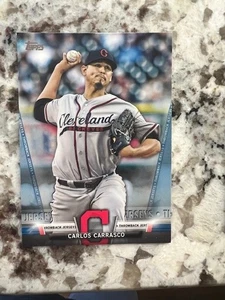 2018 TOPPS SERIES 2 TOPPS SALUTE INSERT CARD INDIANS CARLOS CARRASCO #S-37 - Picture 1 of 1