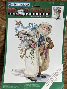 Daisy Kingdom Iron On Transfer Pere Noel 8 1/4 X 11 1/4 Vintage Christmas 1996 - Picture 1 of 6