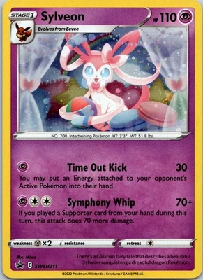 Black Star Promo Sylveon SWSH211 Promo SWSH: Sword & Shield Promo Cards - Image 1 of 2