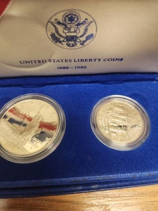 UNITED STATES 1986 S ELLIS ISLAND ONE DOLLAR (PSL037295) - Picture 1 of 4