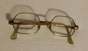 Vintage Sechseck-Brille mit Golddrahtrand M/C 5 1/4 12KT GF USA - Bild 1 von 11