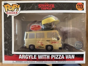 Funko Pop! Rides Stranger Things Argyle With Pizza Van #113 Special Edition New - Bild 1 von 3