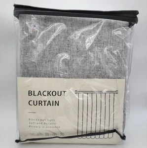 INOVADAY 100% Blackout Curtains 120 Inches Length 2 Panels Set Insulated - Picture 1 of 6