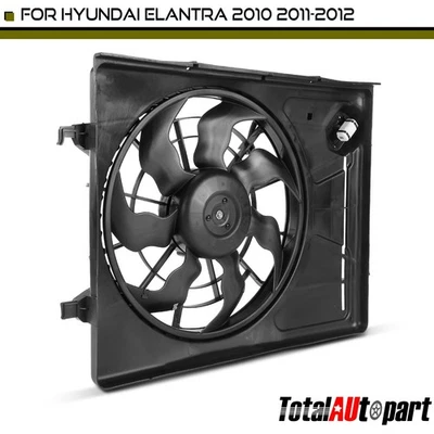 1x Conjunto de ventilador de radiador con cubierta para Hyundai Elantra 2010-2012 2,0 L hatchback Foto 1 de 4