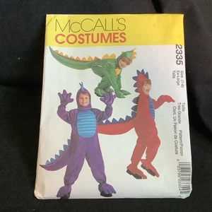 McCall's 2335 Children's Dragon Costume Pattern Size 7-8 XL - Picture 1 of 4
