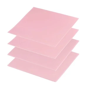 4 Pcs Thermal Pads 100x100mm,0.5mm+1mm+1.5mm+2mm for CPU GPU M.2 SSD NVMe Pink - Zdjęcie 1 z 7