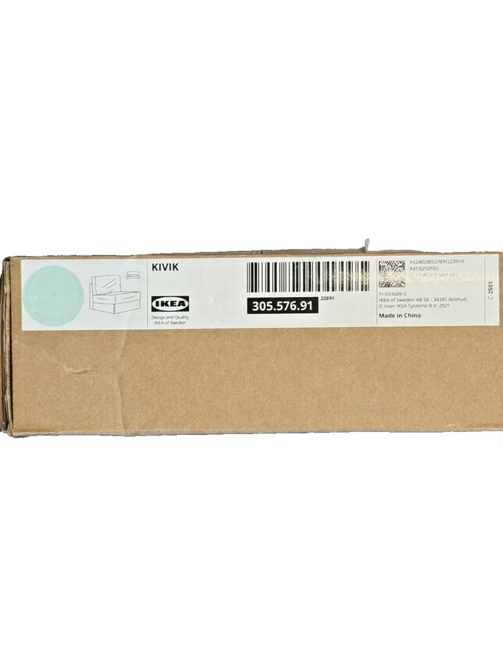 Funda IKEA KIVIK para sofá cama de 1 asiento, verde claro Gunnared, 305.576.91 - NUEVA Foto 1 de 4