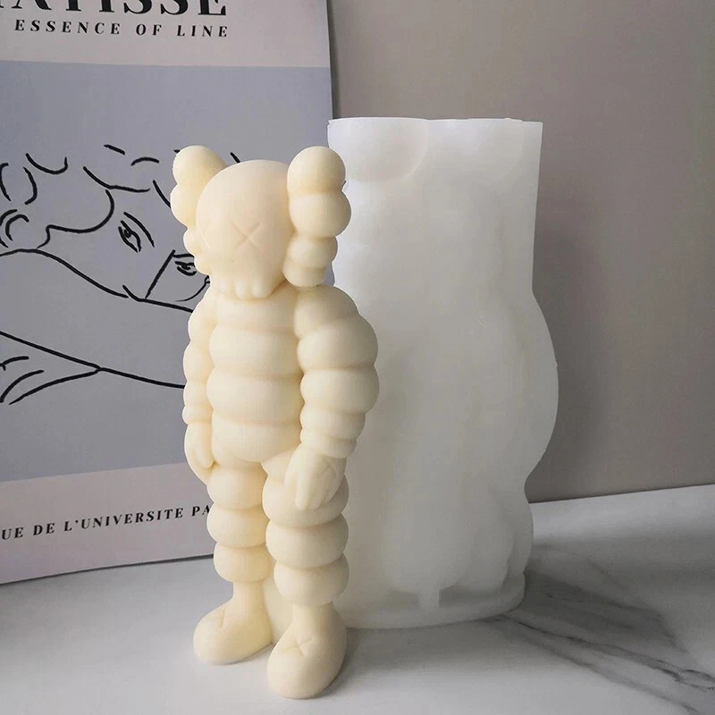 Hágalo usted mismo 3D Oso Silicona Vela Molde Hacer Jabón Yeso Resina Artesanal Moldes Stock en EE. UU. Foto 1 de 2