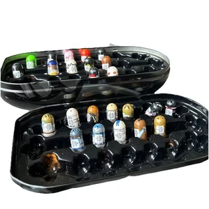 Vintage 2010 Star Wars Darth Vader Case Mighty Beanz W/ 24 Figures -See Listing - Picture 1 of 9