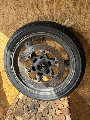 BLACK DEAL Yamaha XJ600 S 4BRB 92-03 Hinterrad mit Bremsscheibe Tire Felge Rad - Bild 1 von 4