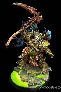 Warhammer 40K Death Guard Typhus Herald Of The Plague God pro painted Miniature - Picture 1 of 7