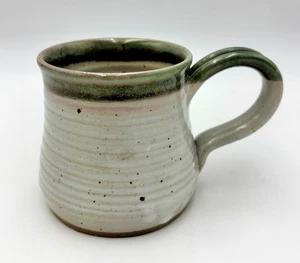 Artist Signed Studio Art Pottery Coffee Mug Peek-a-Boo Frog Surprise 3.5” Tall - Picture 1 of 11