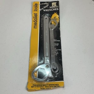 Vintage Multi Wrenches medalist tools New Open Packaging Pro Style 9mm-32mm - Picture 1 of 7