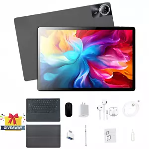 New 14 inch Ultra Big Tablet Android 14 1 TB Storage 16GB RAM Bundle Keyboard - Picture 1 of 14