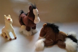 Ganz Webkins Brown Clydesdale Horse HM139 With Code & Friends - Imagen 1 de 5