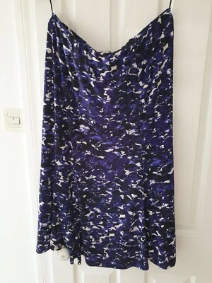 PURPLE MIX SKIRT FULLY LINED COLEBROOKE WINDSMOOR L UK18/20 NWOT  - Image 1 of 4
