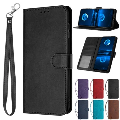 Wallet Flip Leather Case Stand Cover with Wrist Strap For LG G9 G900 Velvet 5G - Image 1 of 4