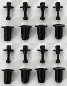 Thin Speaker Grill Pegs, Grill Fasteners, Set of 8 Pairs of Grill Posts/Sockets - Picture 1 of 3