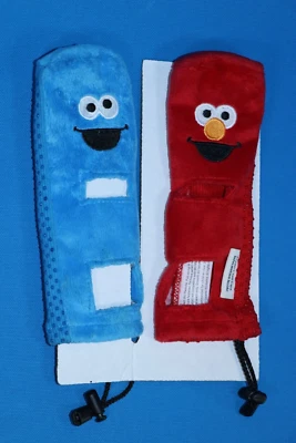 NINTENDO WII REMOTE CONTROLLER COVERS SET 2 ELMO / COOKIE MONSTER NEW - Image 1 of 2