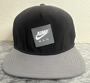 Nike Jordan Pro Jumpman Classics SnapBack Hat Cap Black & Gray Air Jordan - Picture 1 of 11