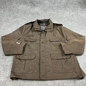 Blauer Jacket Mens 50R Gore-Tex Brown Full-Zip Cruiser Trooper Waterproof Zip - Picture 1 of 22