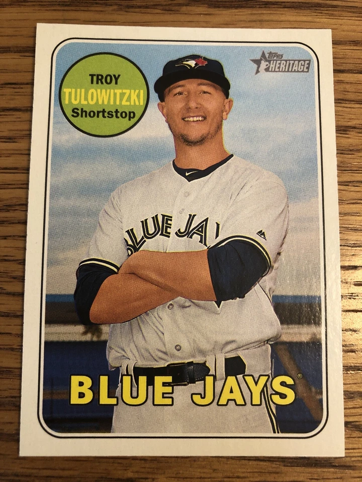 Troy Tulowitzki 2018 Topps Heritage Blue Jays  #98   *5767* - Image 1 of 1