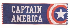 Sports towels Marvel Marvel Captain America 34 x 110cm Blue Andread S - Picture 1 of 4
