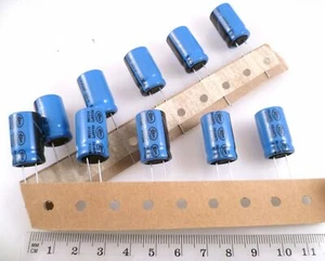 Lelon REA102M1VSA Electrolytic Capacitors Radial 35V 1000uF 10 Pieces MBA017F - Picture 1 of 3