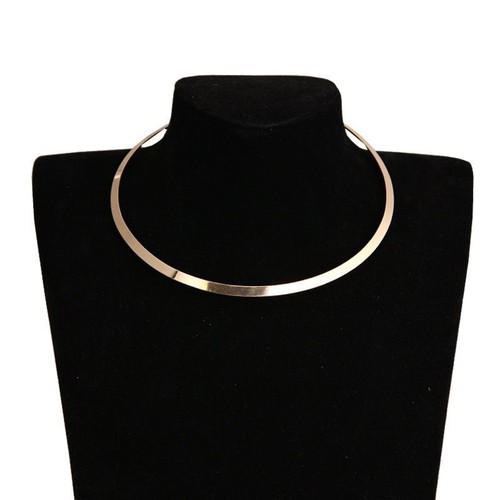 VETEMENTS Collana Fiocchi di Metallo Choker Collana Placcata Oro Argento Moda Gioielli