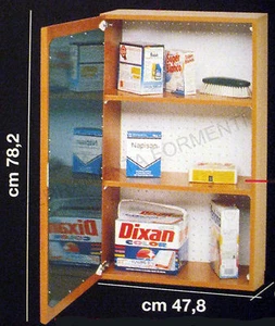 ORDINE bianco FOPPAPEDRETTI - mobiletto con ripiani in legno - Foto 1 di 1