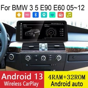 12.3" Car Android Gps Navigation Wifi For Bmw 3 5 Series E90 E60 2+32g Radio - Picture 1 of 9