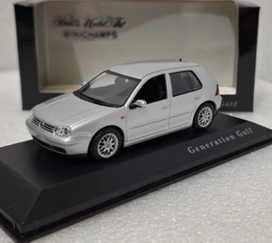 VW Volkswagen Golf 4 IV GTI 1997 Silver 1:43 Minichamps EXTREMELY RARE!! - Picture 1 of 14