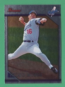 1996 Bowman FOIL Hideo Nomo Los Angeles Dodgers #5