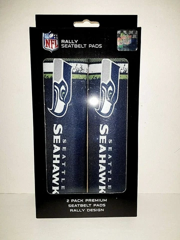 Seattle Seahawks NFL 2022 Rally Seat Belt Pad Set of 2 Cover