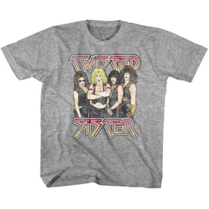 Twisted Sister Glam Rock Group Photo Kids T Shirt Boys Girls Baby Youth Toddler - Picture 1 of 3
