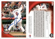 Ben Heath Signed 2010 Topps Pro Debut #425 Card Tri-City Valleycats Auto AU