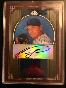 2005 Donruss Diamond Kings Carlos Zambrano Auto #25/25 - Picture 1 of 1