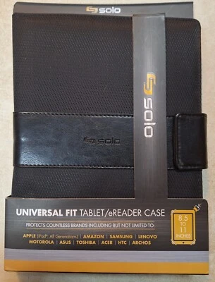 Solo Universal Tablet Case, Black,  Fits 8.5"-11" Tablets And eReaders Black  - Image 1 of 2