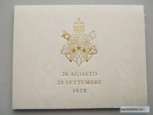 Cartera oficial Moneda del Vaticano 1000 Liras Plata 1978 (2) - Picture 1 of 3