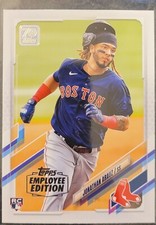 2021 Topps Employee Edition Jonathan Arauz RC Rare Parallel Boston Red Sox HTF