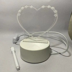 Note Board Creative Led Night Light Message Board Holiday Desk Light with Pen - Picture 1 of 8