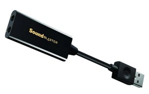 Creative Sound Blaster Play! 3 wzmacniacz USB DAC o wysokiej rozdzielczości i zewnętrzny samochód dźwiękowy - Zdjęcie 1 z 5