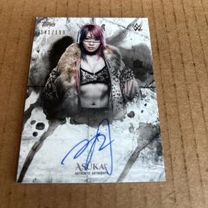 2018 Topps WWE Undisputed AUTO SP /199 Asuka #UA-AS Wrestling Card (f3) - Picture 1 of 2