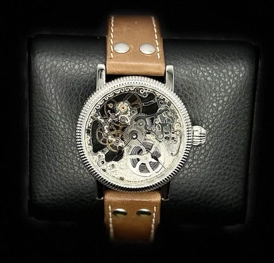 Invicta Ultra Cuerda Manual Esqueleto Dial Plateado 43mm Foto 1 de 4