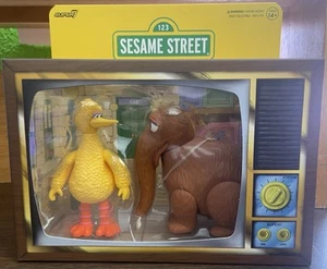 Big Bird And Mr. Snuffleupagus - ReAction Figure di Sesame Street - Foto 1 di 6