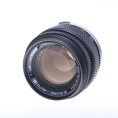 Olympus G.Zuiko 50mm f/1.4 Manual Focus Standard Prime OM Mount Lens AS-IS - Image 1 of 4
