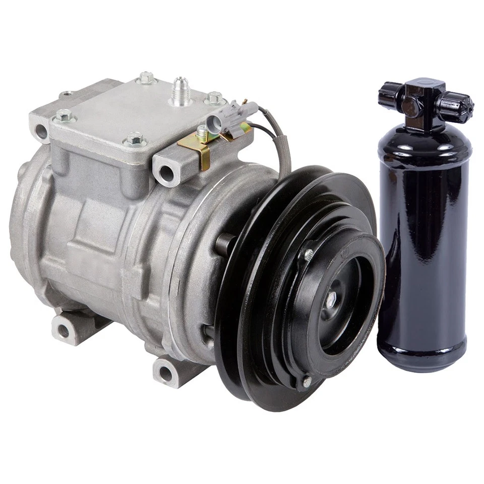 Compresor de aire acondicionado OEM con secador de aire acondicionado para Toyota Land Cruiser 1988-1991 Foto 1 de 3