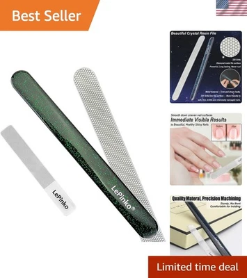 Luxurious Long Lasting Nail File & Nano Glass Buffer Set for Perfect Salon Nails - Image 1 of 4