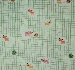 Heather Ross Studio Edit Quilt Fabric - Kittens - #40929D - 1/2 Yd - Picture 1 of 1